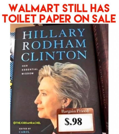 Hillary Clinton Toilet paper