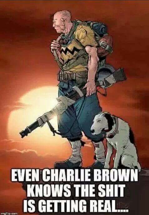 Charlie Brown Prepared for the Apocalypse